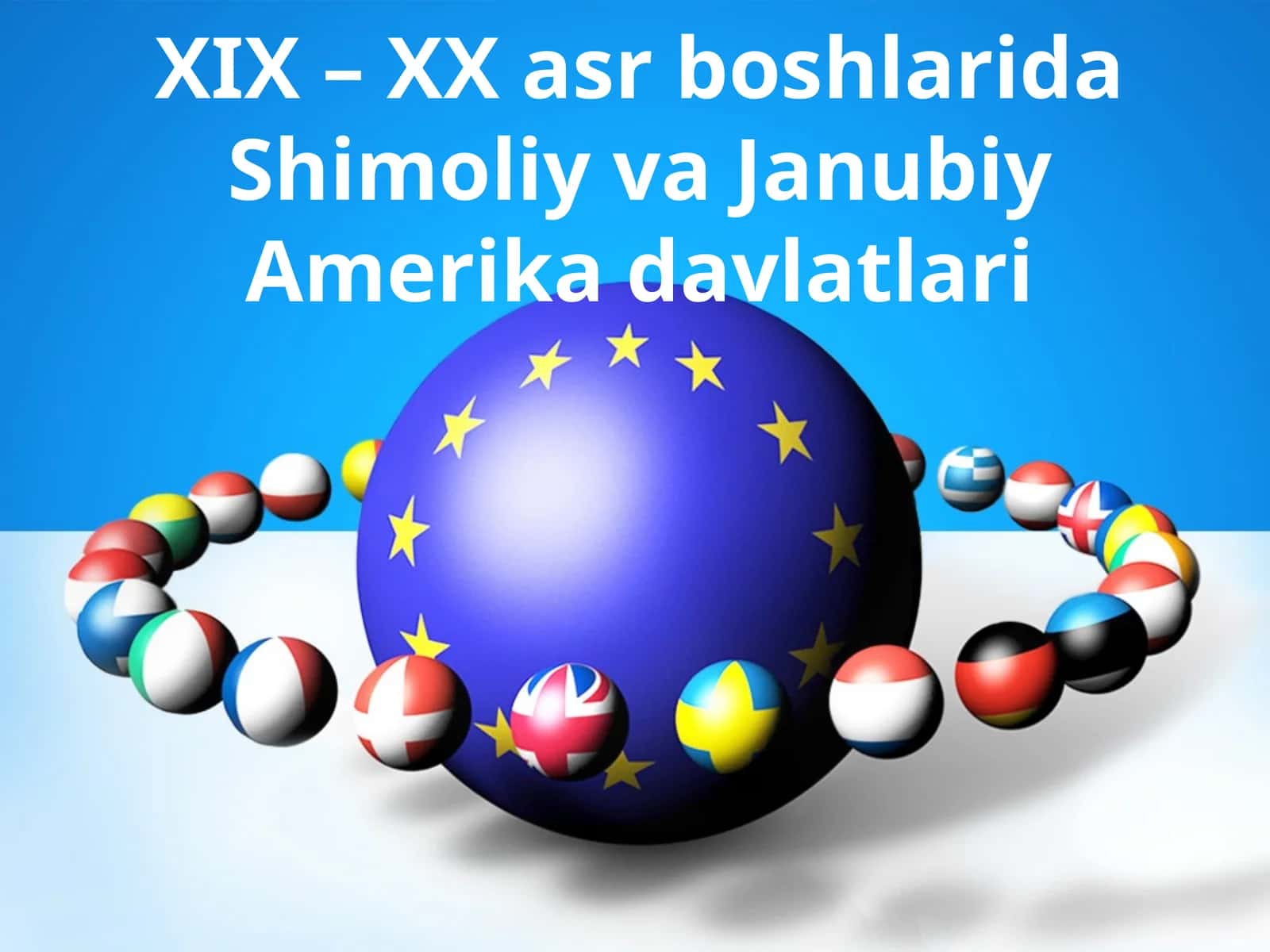 XIX – XX asr boshlarida Shimoliy va Janubiy Amerika davlatlari