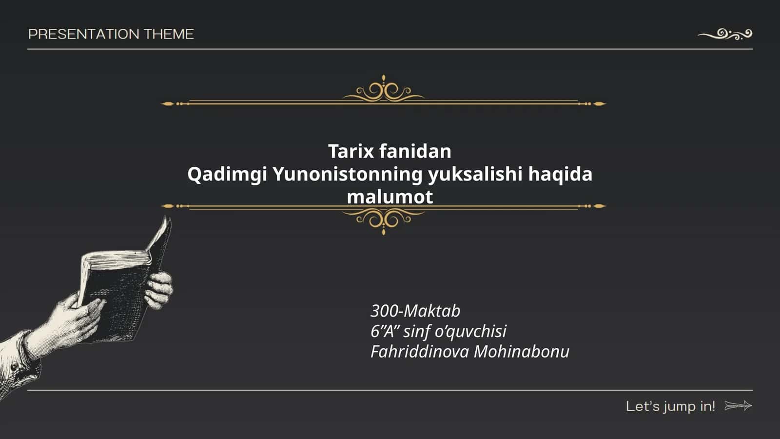 Qadimgi Yunonistonning yuksalishi haqida malumot