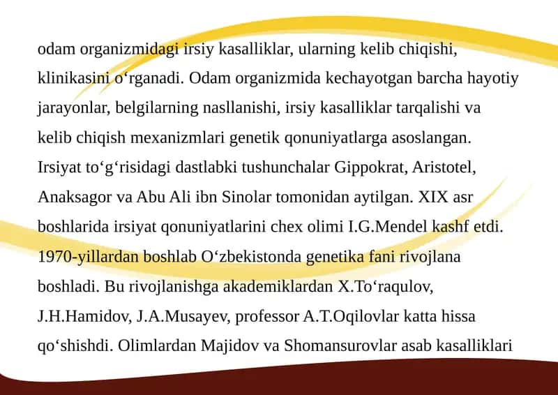 Irsiyat va genetika