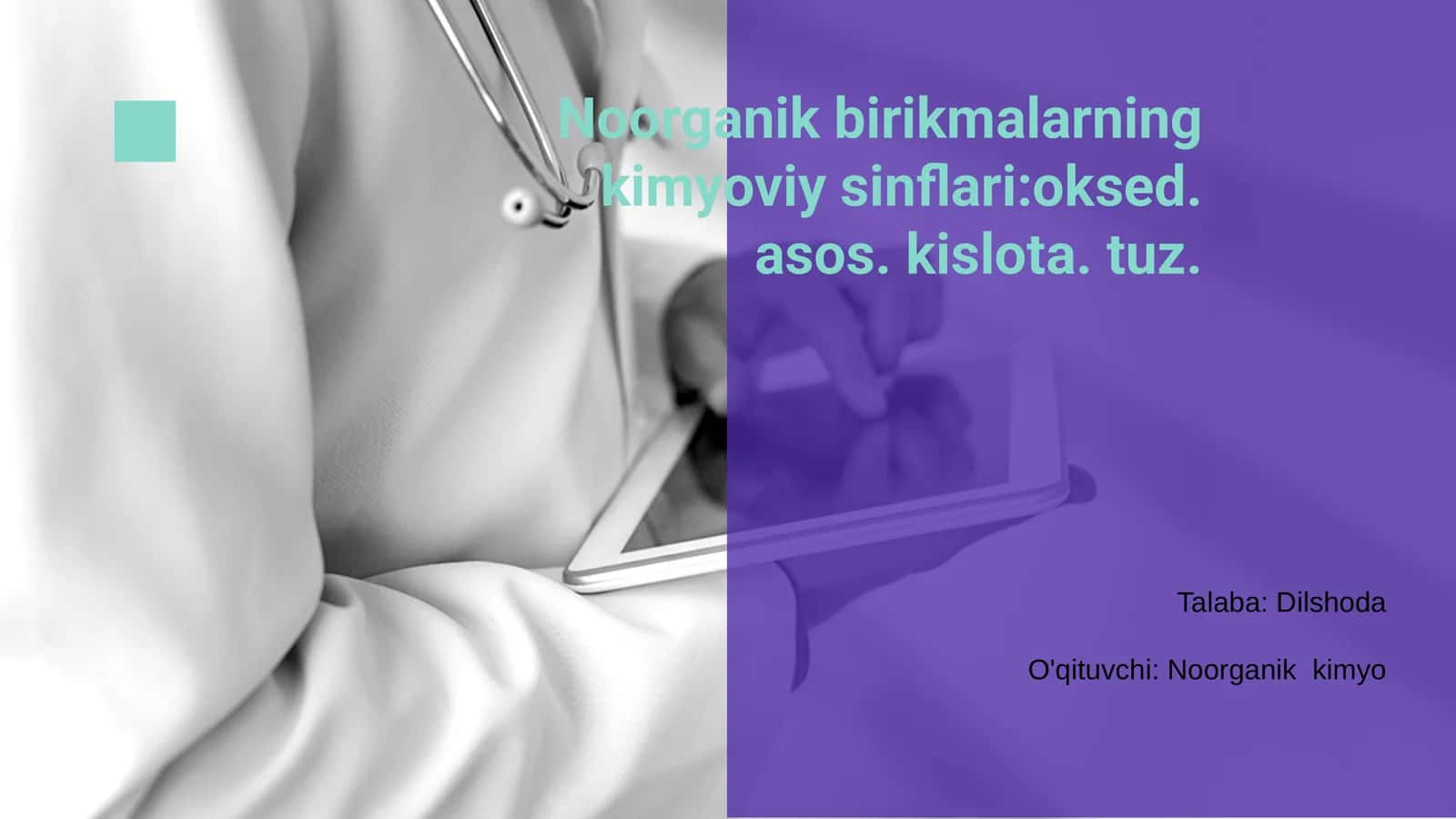 Noorganik birikmalar