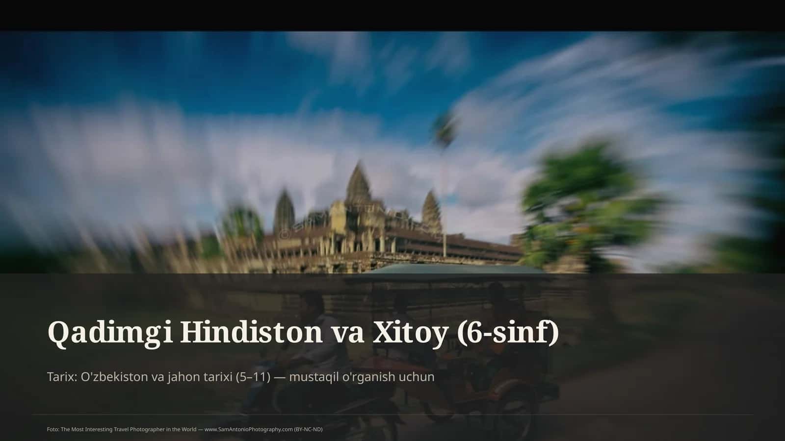 Qadimgi Hindiston va Xitoy (6-sinf)