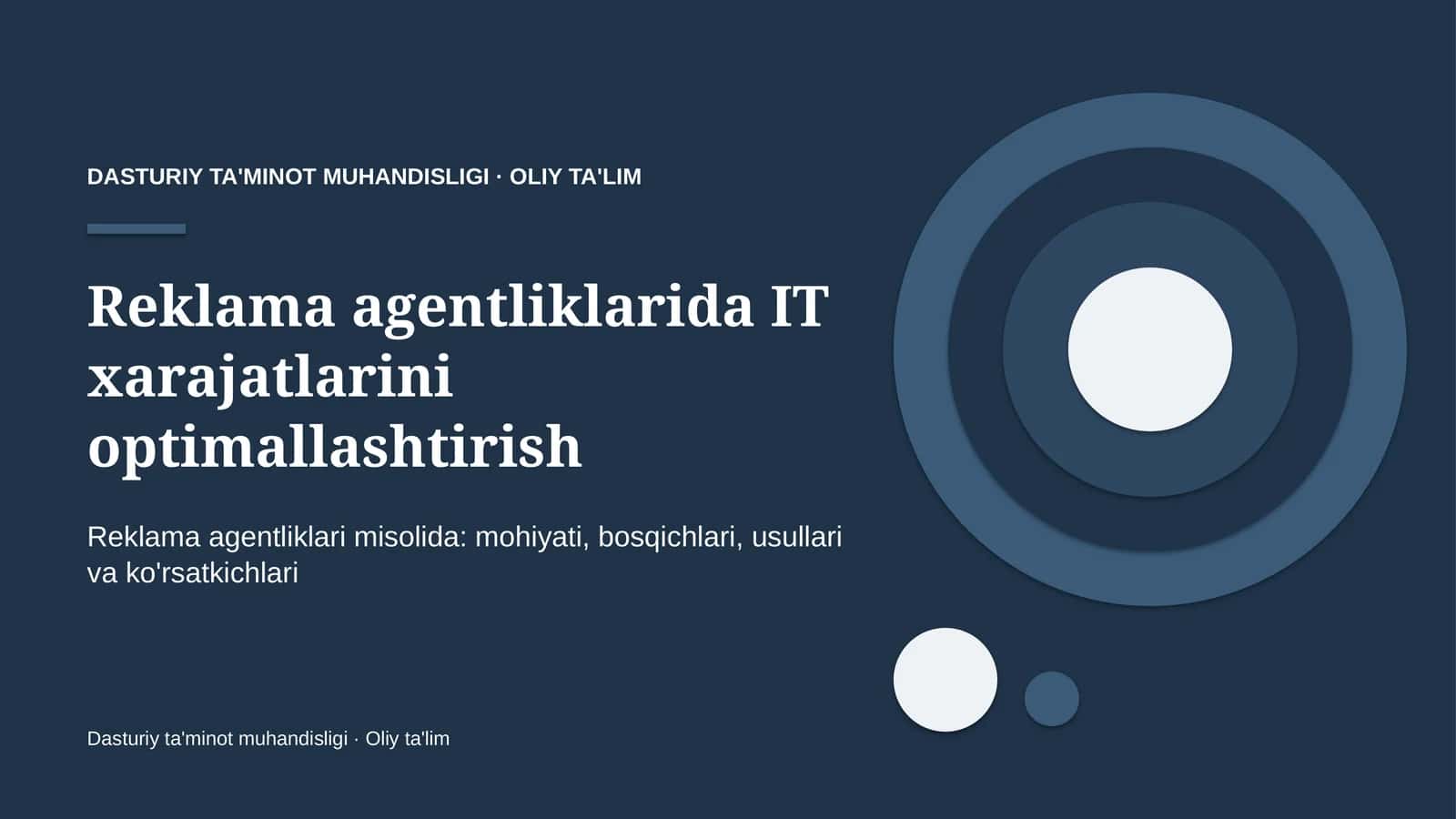 reklama agentliklarida it xarajatlarini optimallashtirish 9878