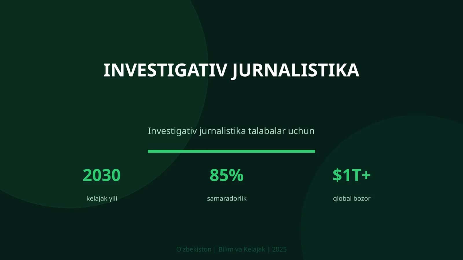 INVESTIGATIV JURNALISTIKA