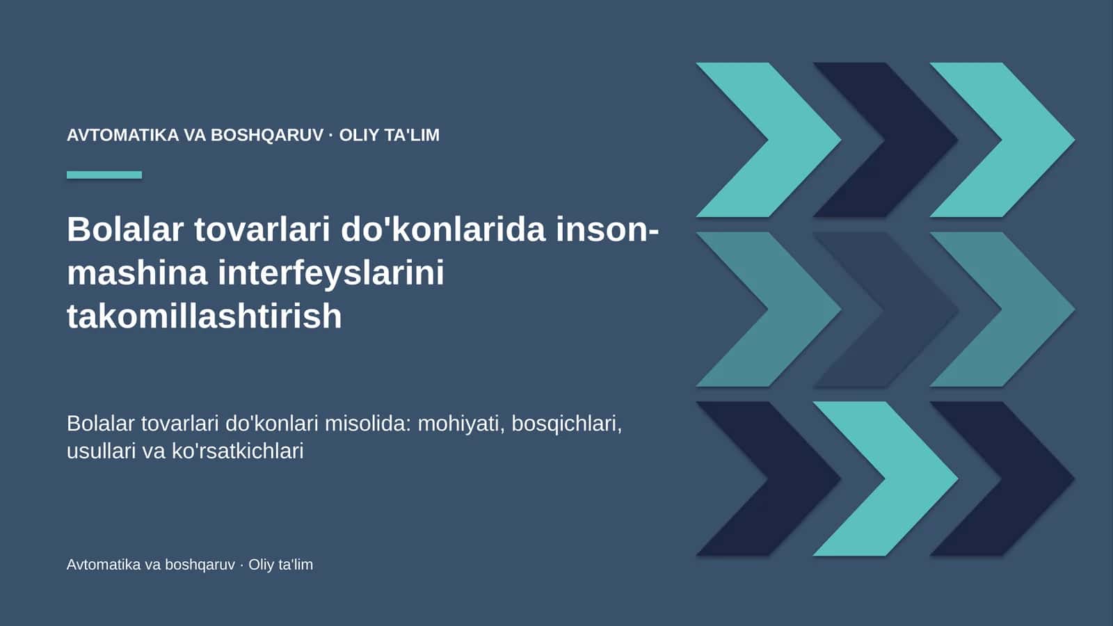 bolalar tovarlari do'konlarida inson mashina interfeyslarini takomillashtirish 6405
