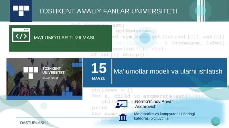 UML modellashtirish tili