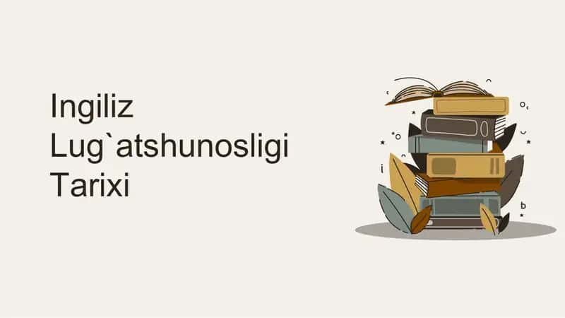 Ingiliz Lug`atshunosligi Tarixi