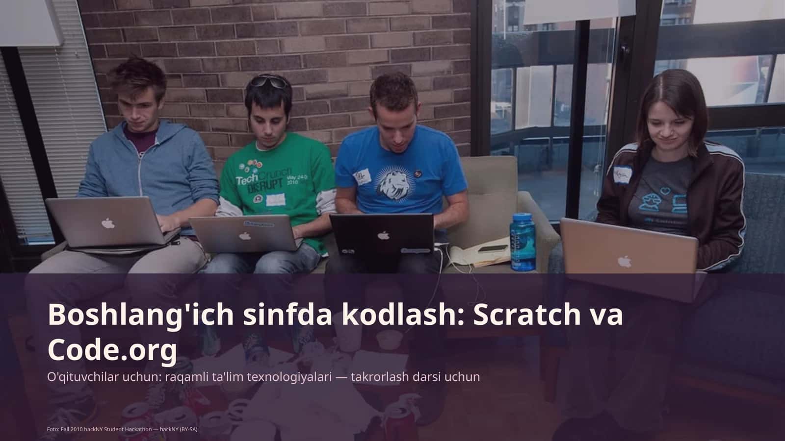 Boshlang'ich sinfda kodlash: Scratch va Code.org