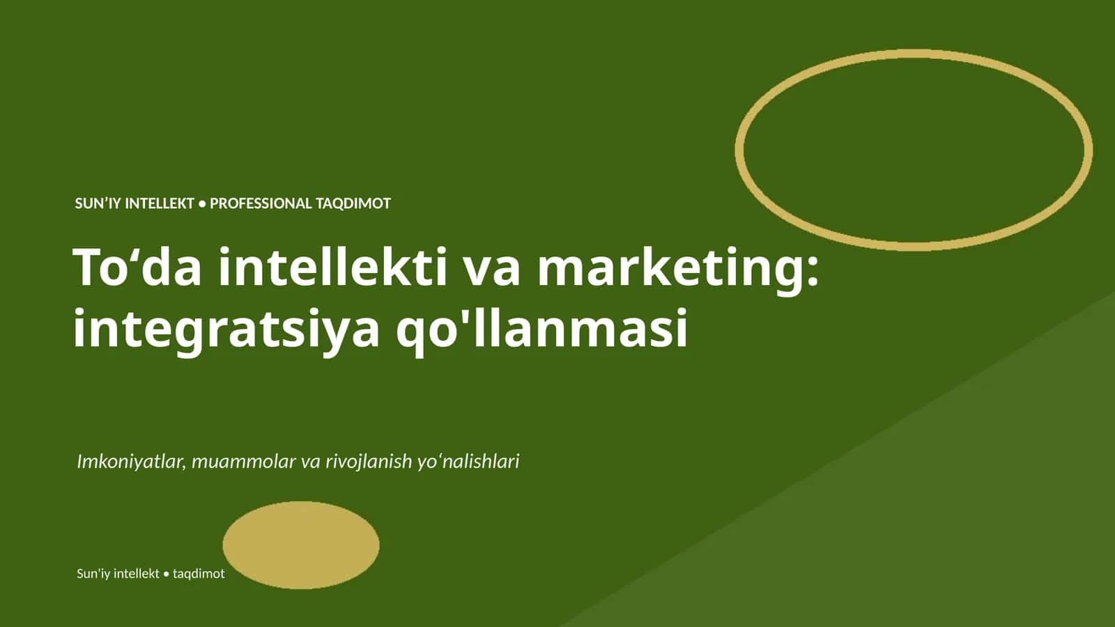 Toʻda intellekti va marketing: integratsiya qo'llanmasi