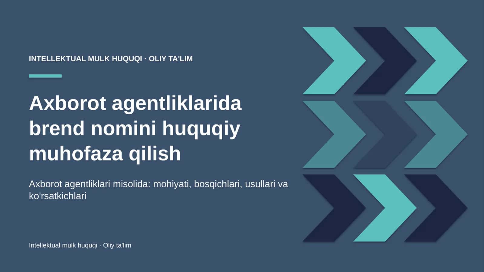axborot agentliklarida brend nomini huquqiy muhofaza qilish 1258