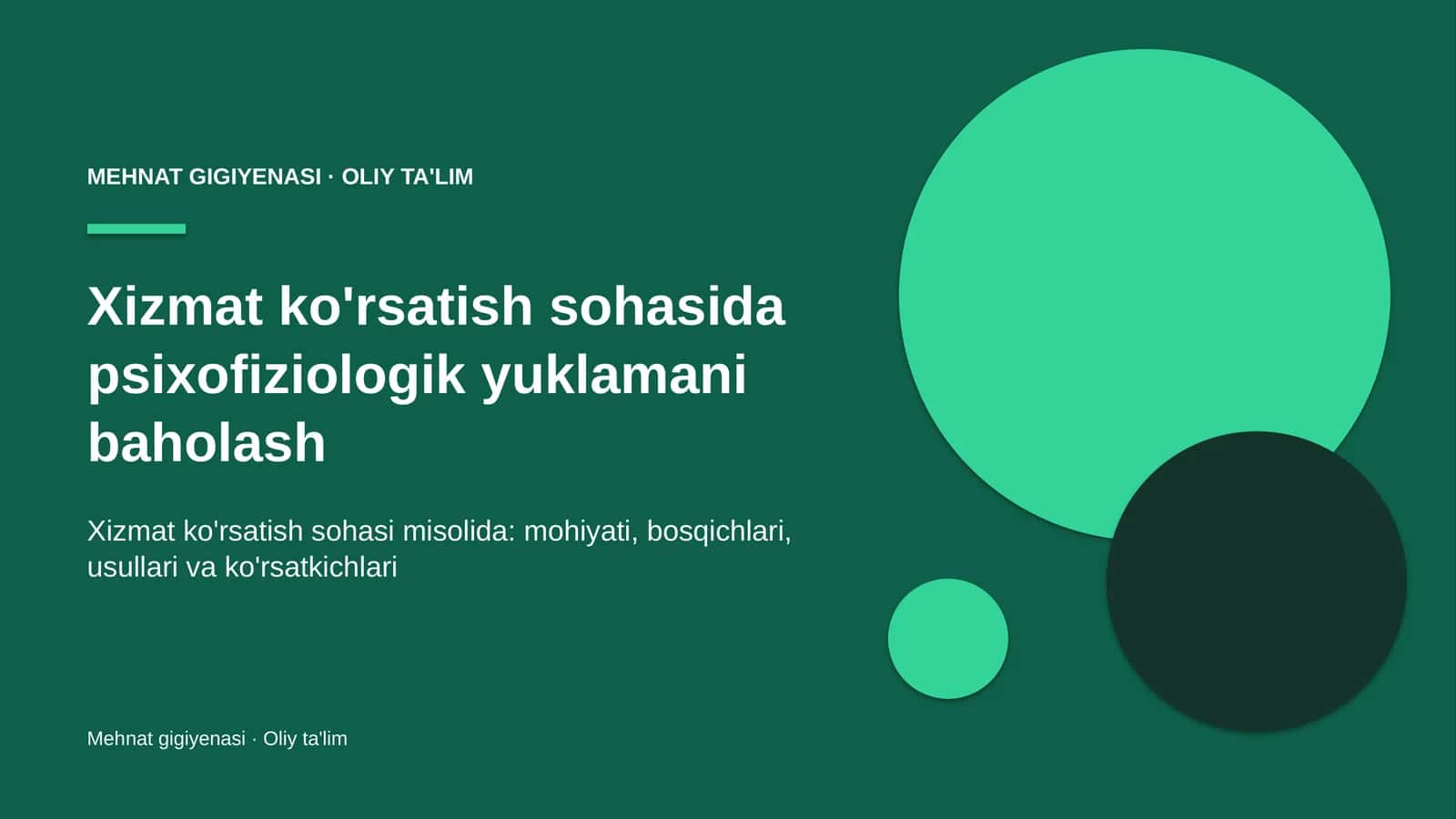 xizmat ko'rsatish sohasida psixofiziologik yuklamani baholash 8064