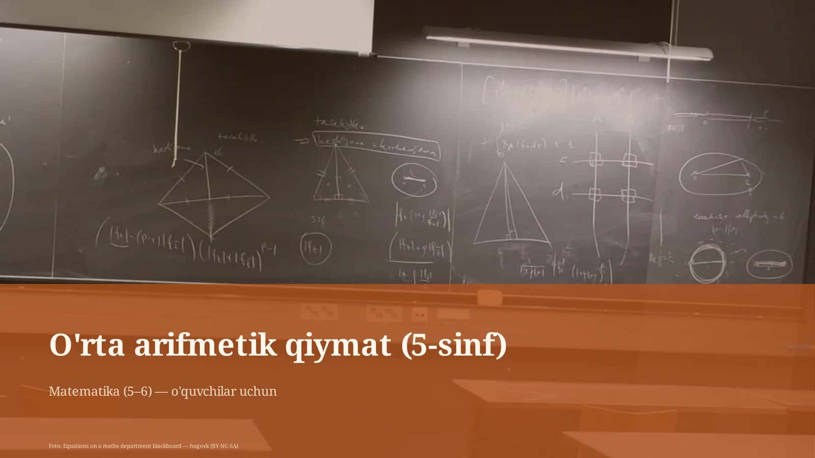 O'rta arifmetik qiymat (5-sinf)