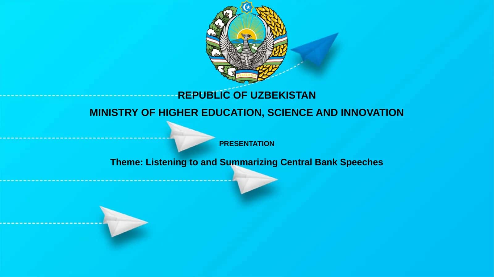 Listening to and Summarizing Central Bank Speeches