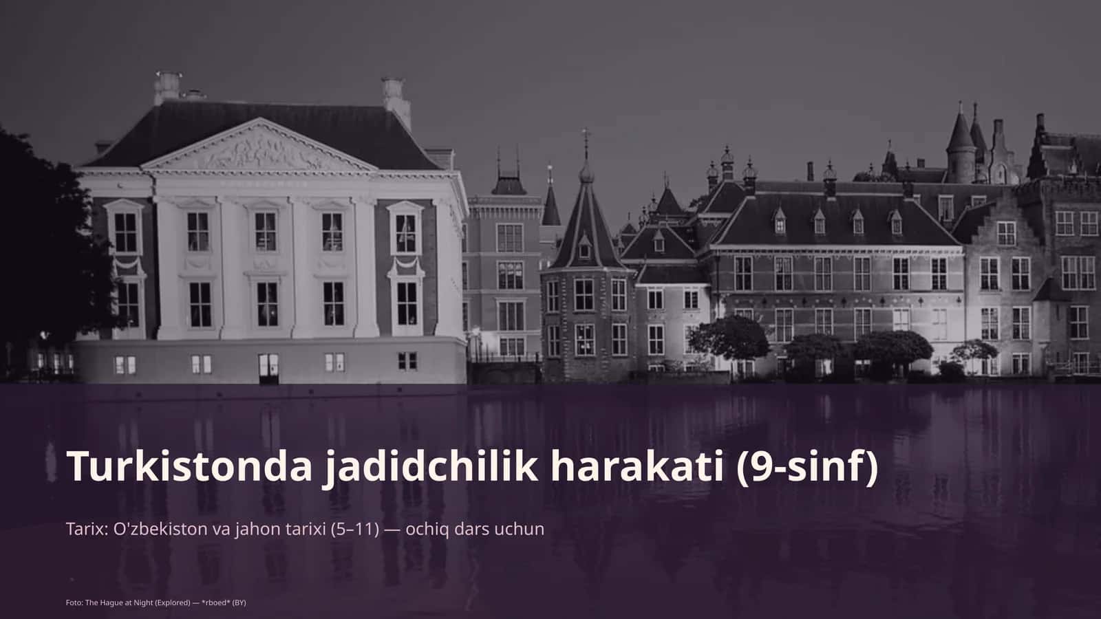 Turkistonda jadidchilik harakati (9-sinf)