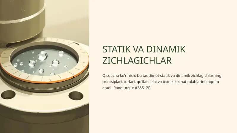STATIK VA DINAMIK ZICHLAGICHLAR