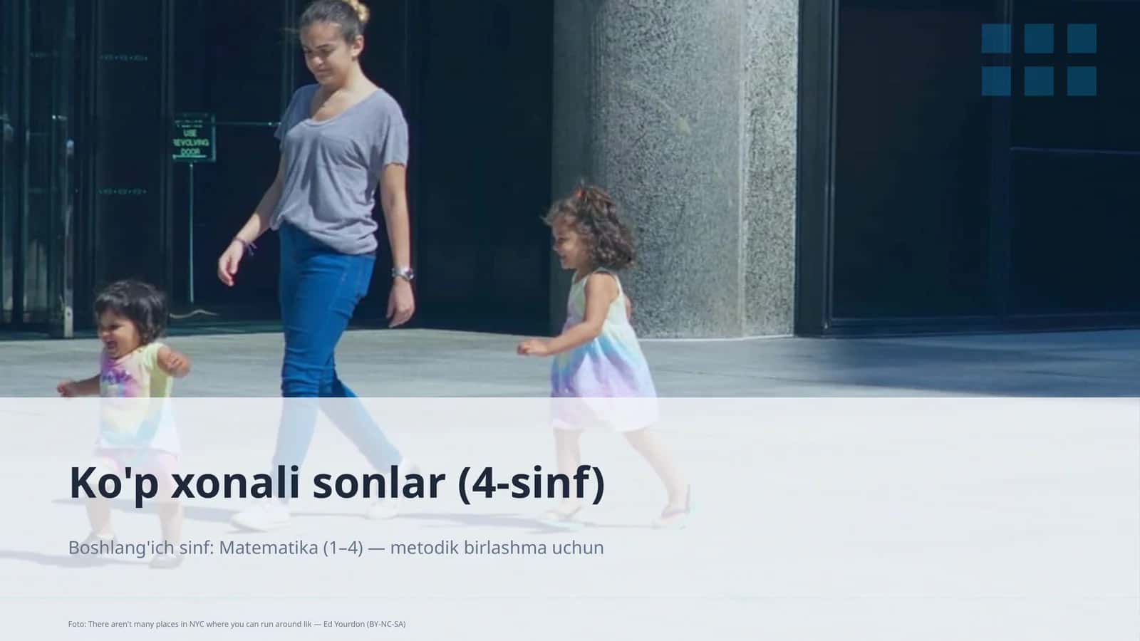 Ko'p xonali sonlar (4-sinf)