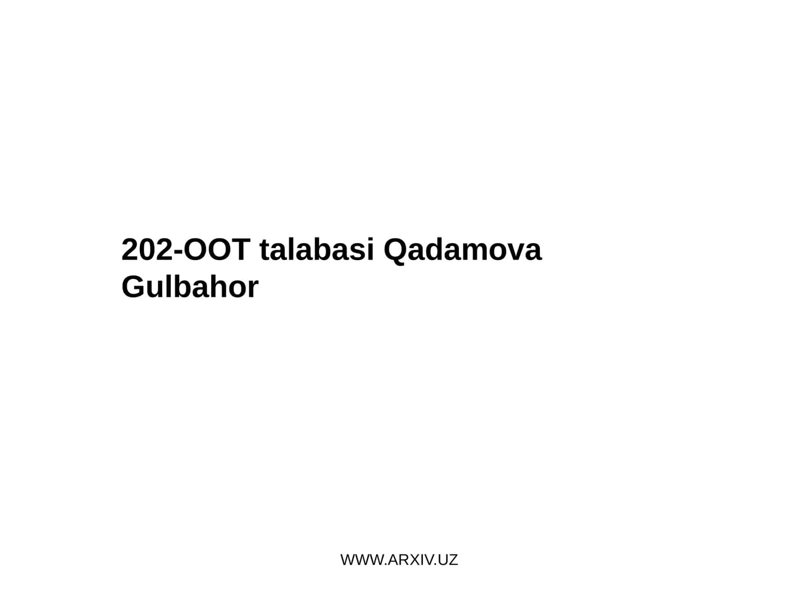 Mahsulot sifati vauni boshqarish