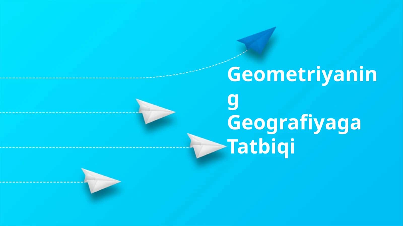 Geometriyaning Geografiyaga Tatbiqi