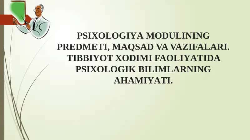 Psixologiya Moduli