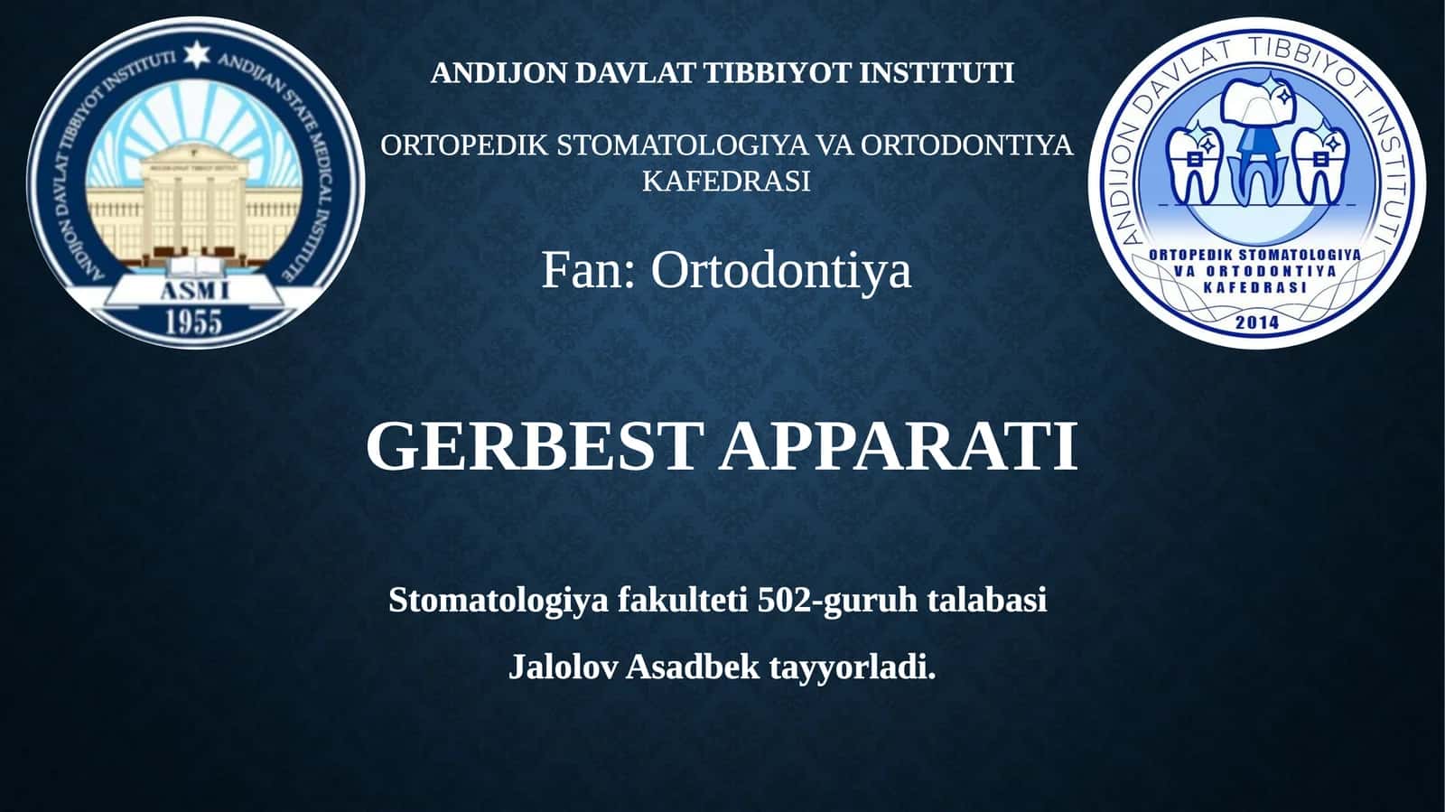 Gerbest apparati