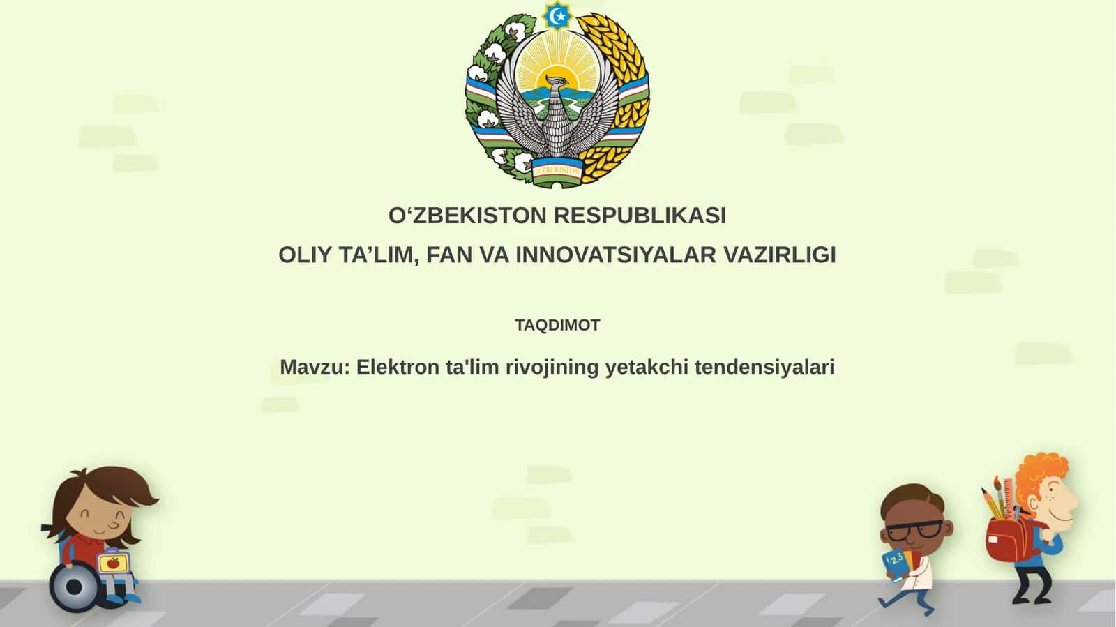 Elektronta'limrivojiningyetakchitendensiyalari