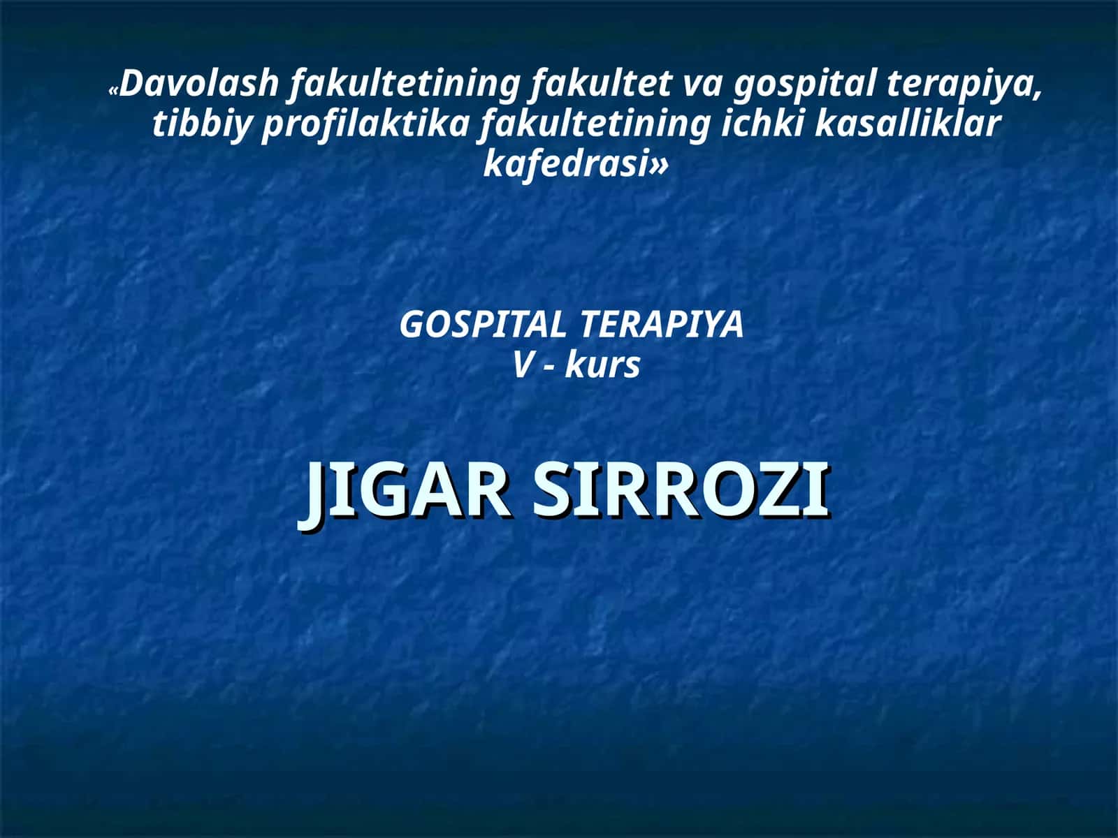 JIGARSIRROZI