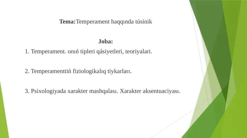 temperament óz betinshe