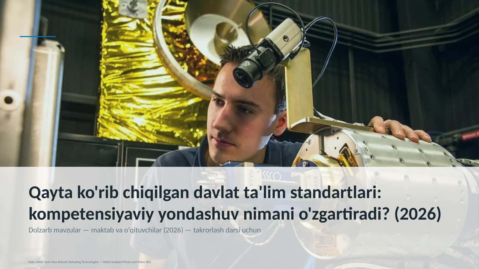 Dolzarb mavzular — maktab va o'qituvchilar (2026) — takrorlash darsi uchun