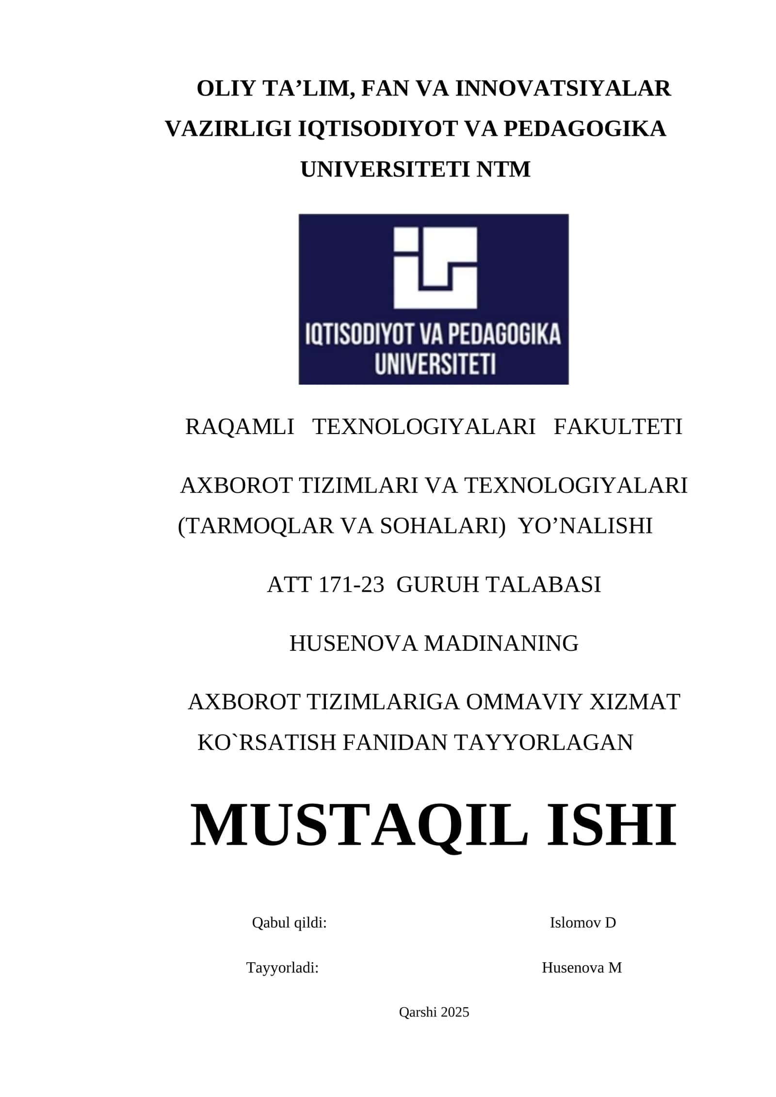 Poisson jarayonlari va real jarayonlarda qo’llanishi