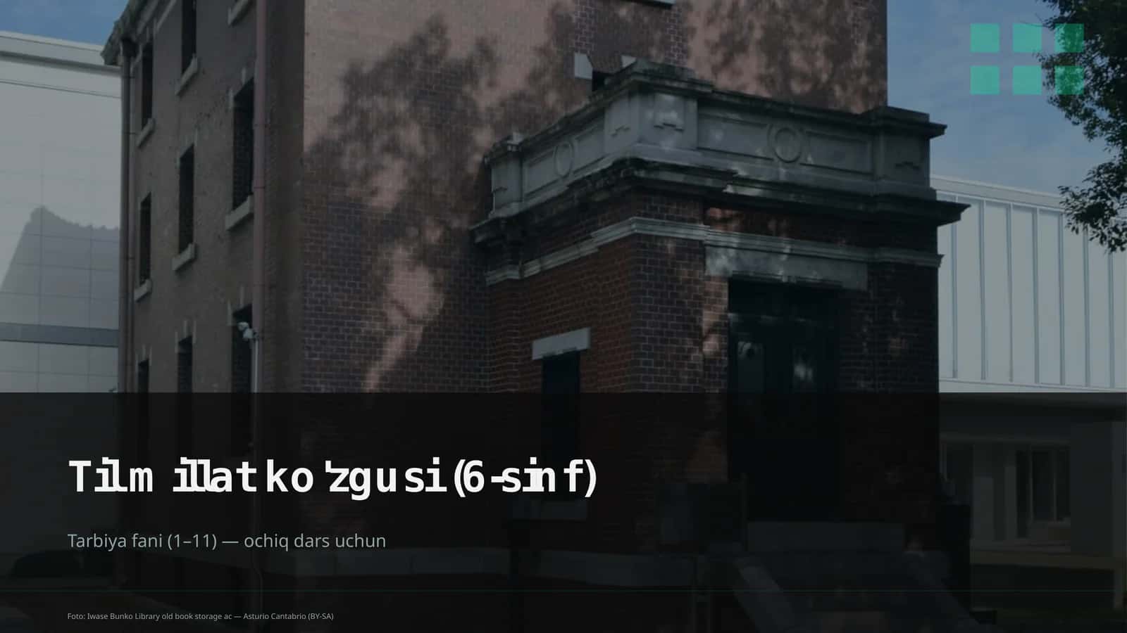 Til millat ko'zgusi (6-sinf)