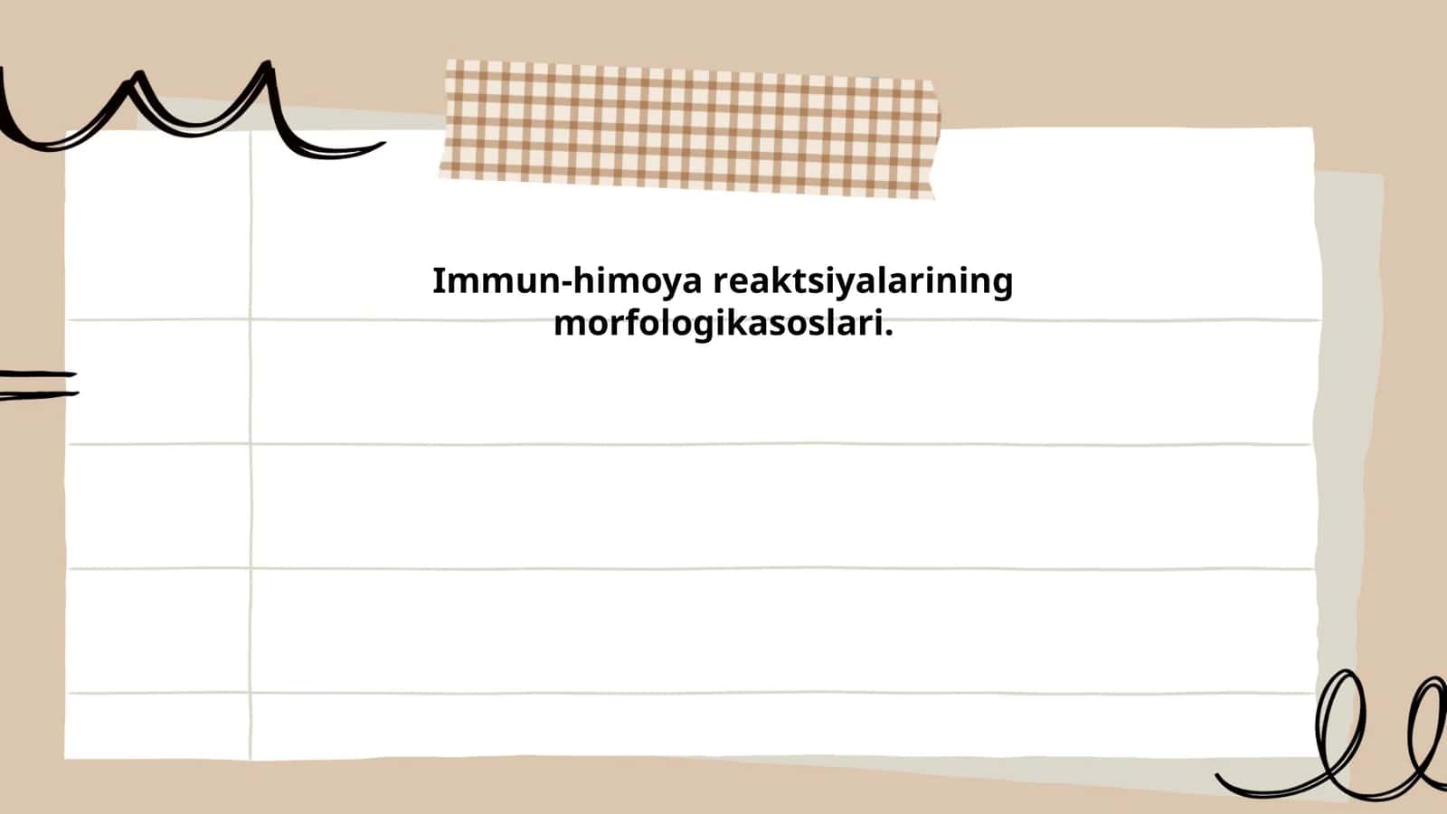 Immun-himoya tizimining morfologikasoslari