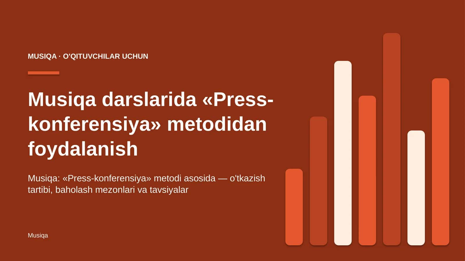 musiqa darslarida press konferensiya metodidan foydalanish 4477