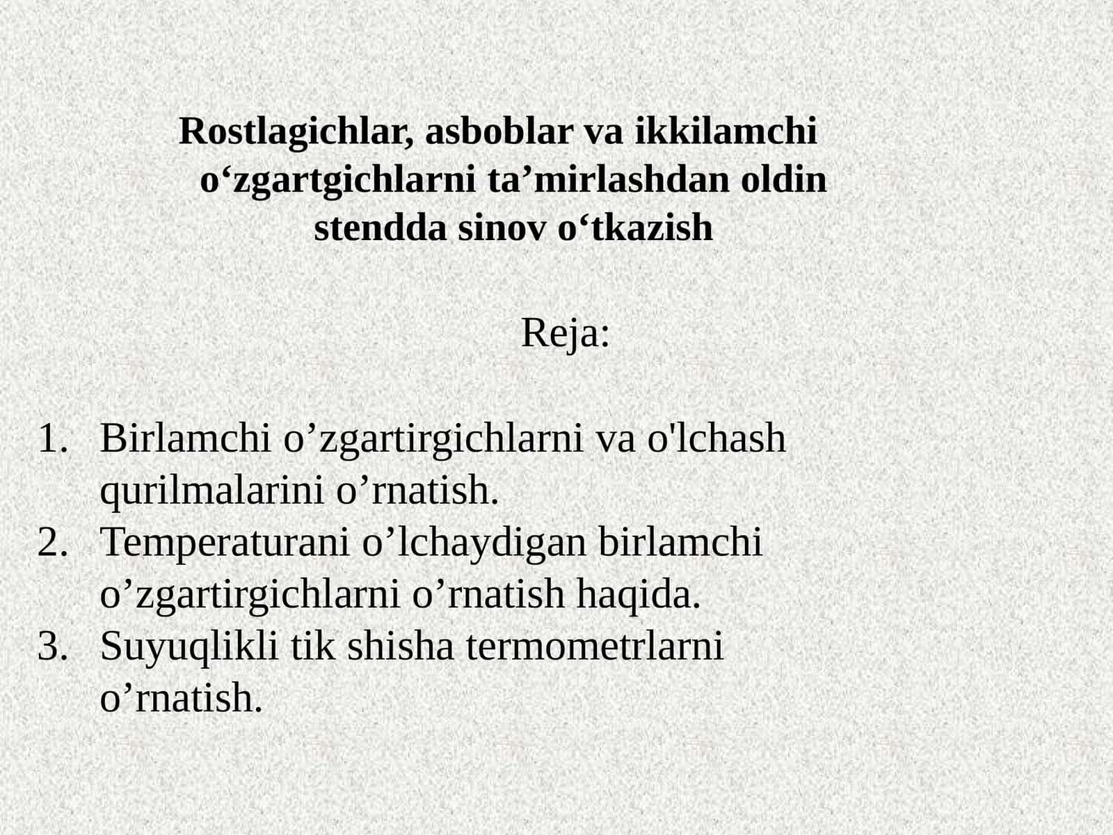Birlamchio’zgartirgichlar