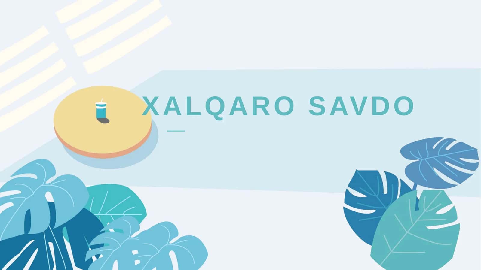 XALQARO SAVDO