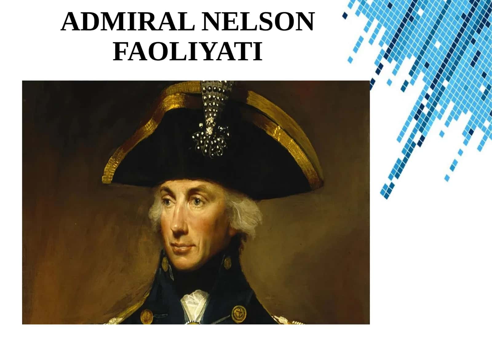 ADMIRAL NELSON FAOLIYATI