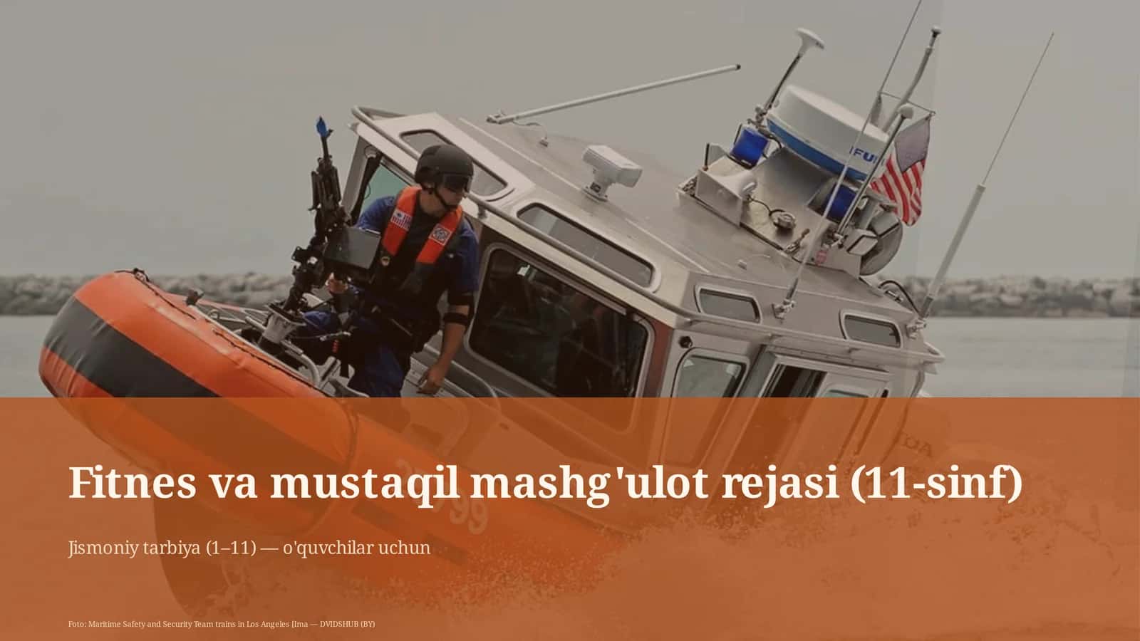 Fitnes va mustaqil mashg'ulot rejasi (11-sinf)