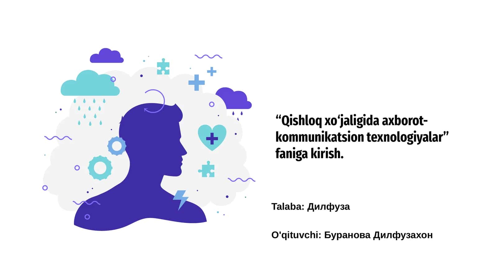 Qishloq xo‘jaligida axborot-kommunikatsion texnologiyalar