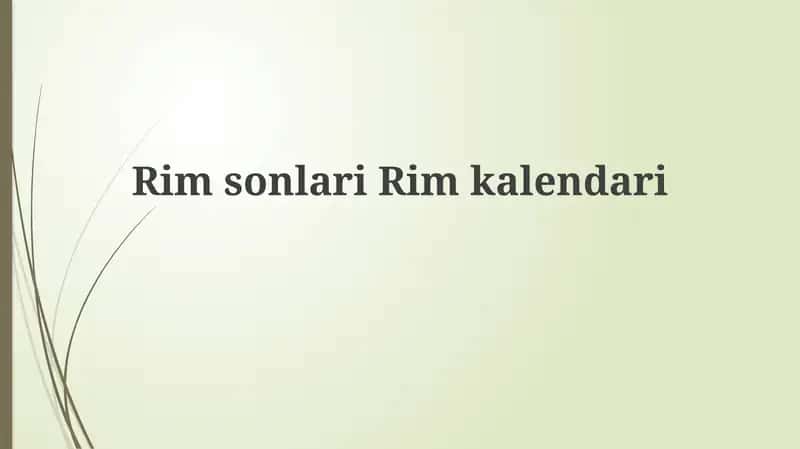Rim raqamlari: Tarix, qoidalar va qo'llanilishi