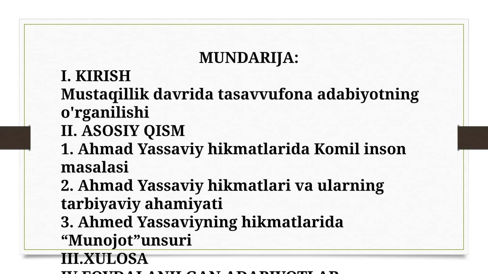 Mustaqillik Davrida Tasavvufona Adabiyotning O'rganilishi