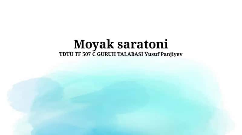 Moyak saratoni
