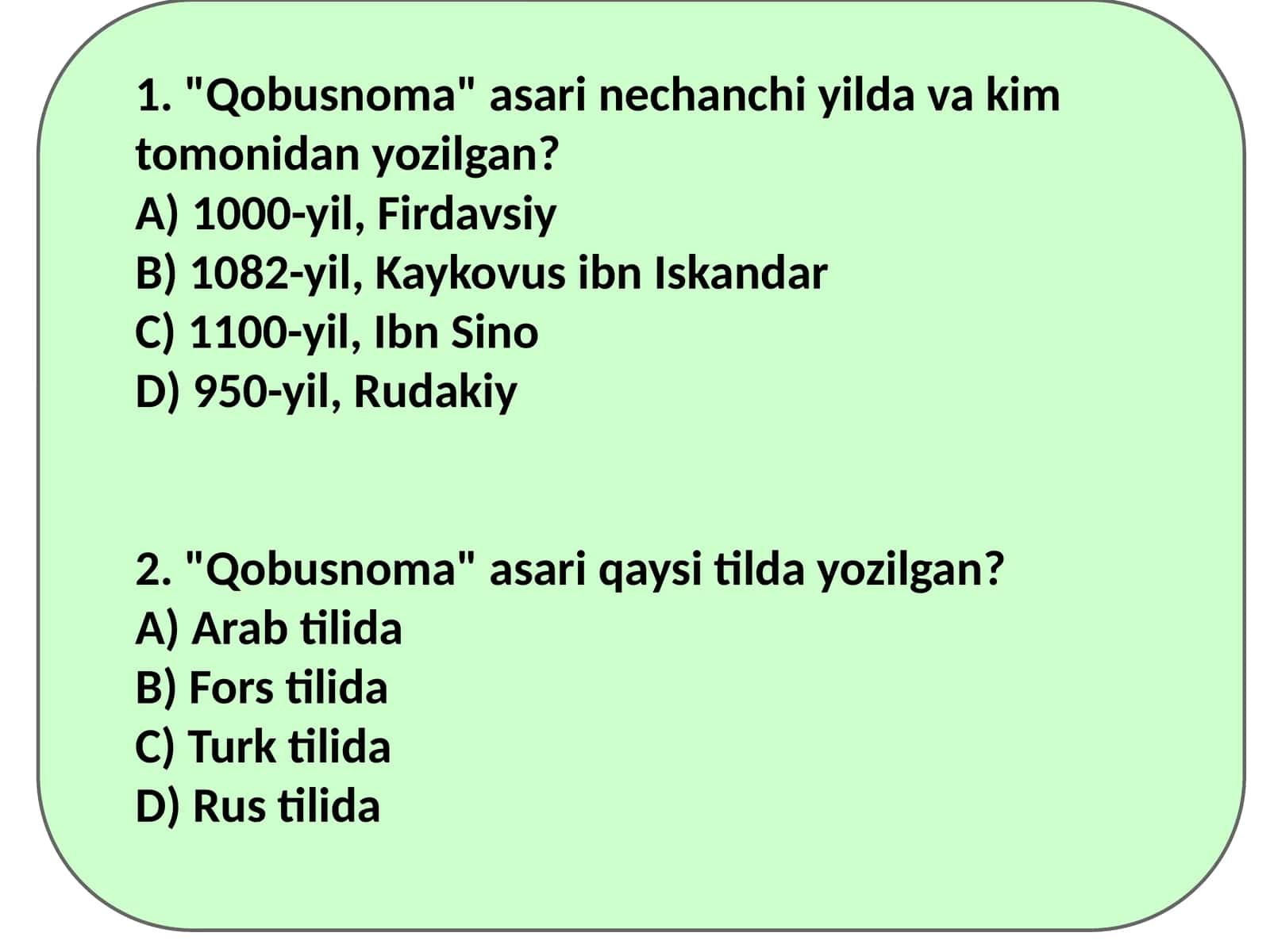 Qobusnoma asari