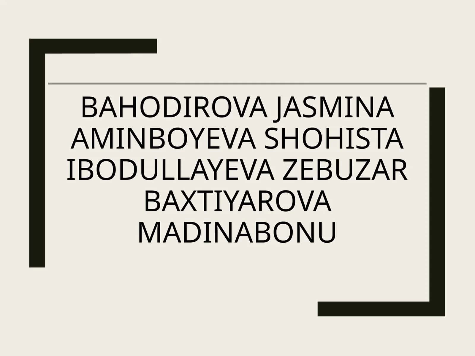 Oila - vatan ichra vatan, inson huquqlari - jamiyat poydevori 1