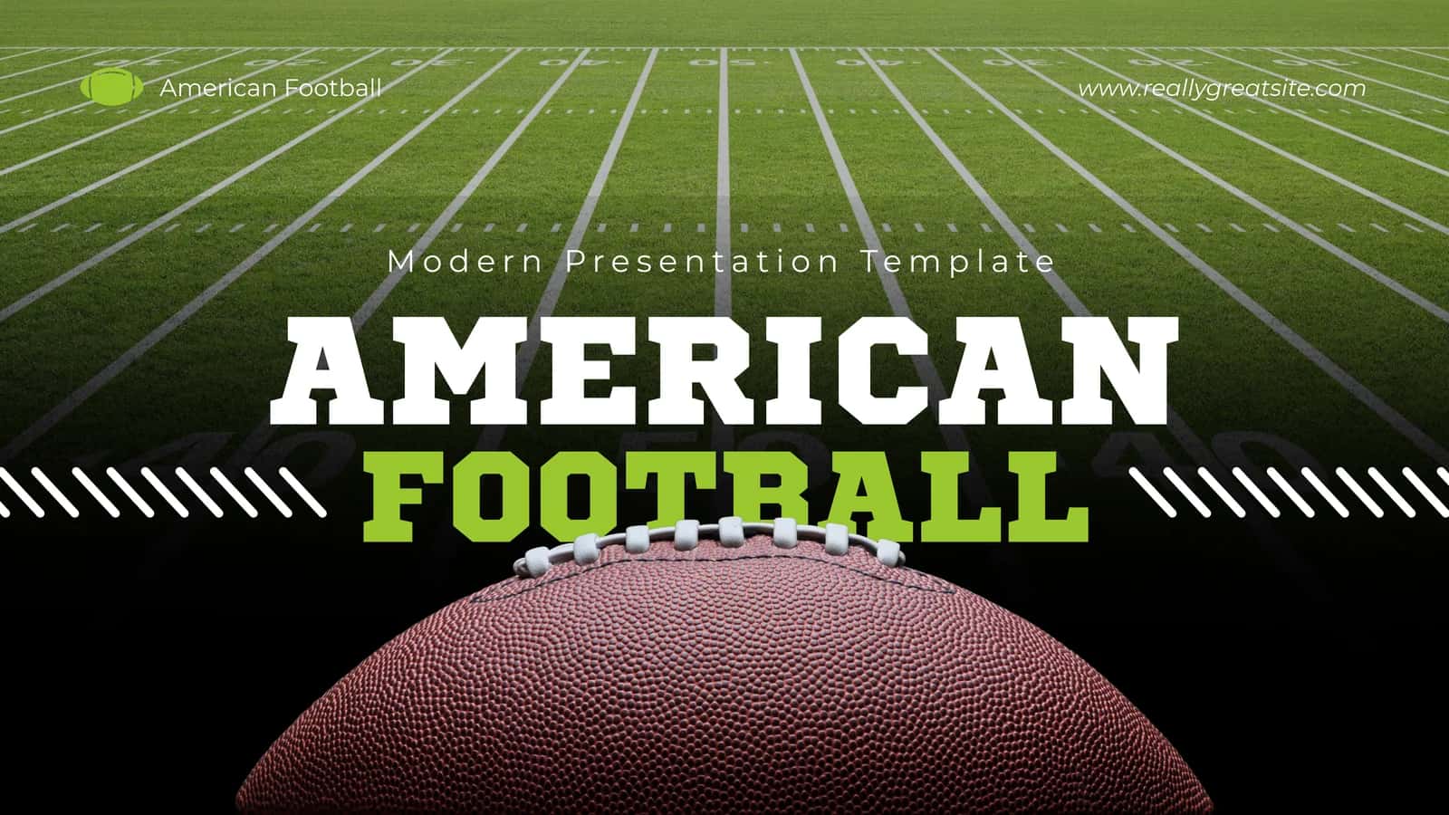 AMERICAN FOOTBALL Modern Presentation Template