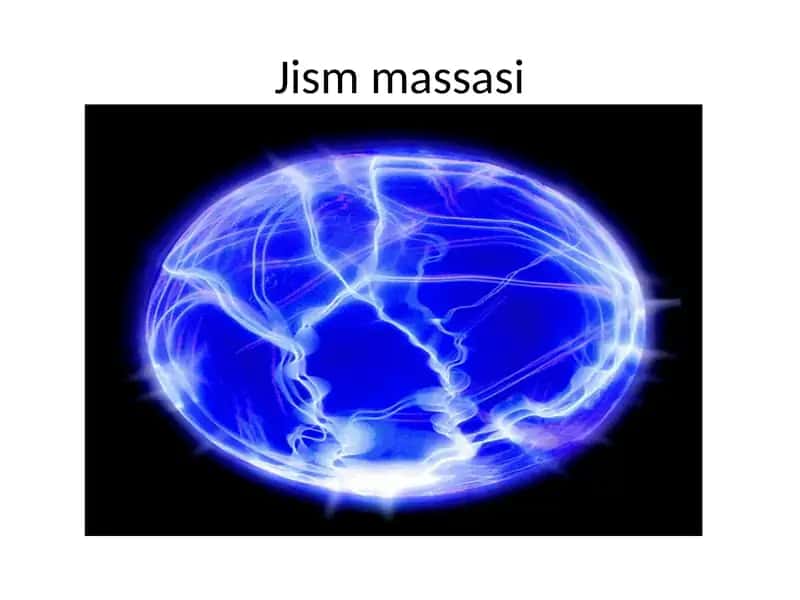 Jism massasi prezentatsiya