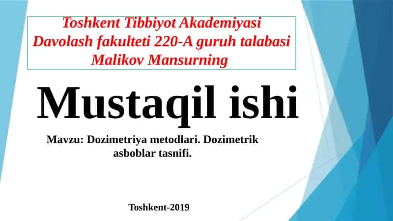 Dozimetriya