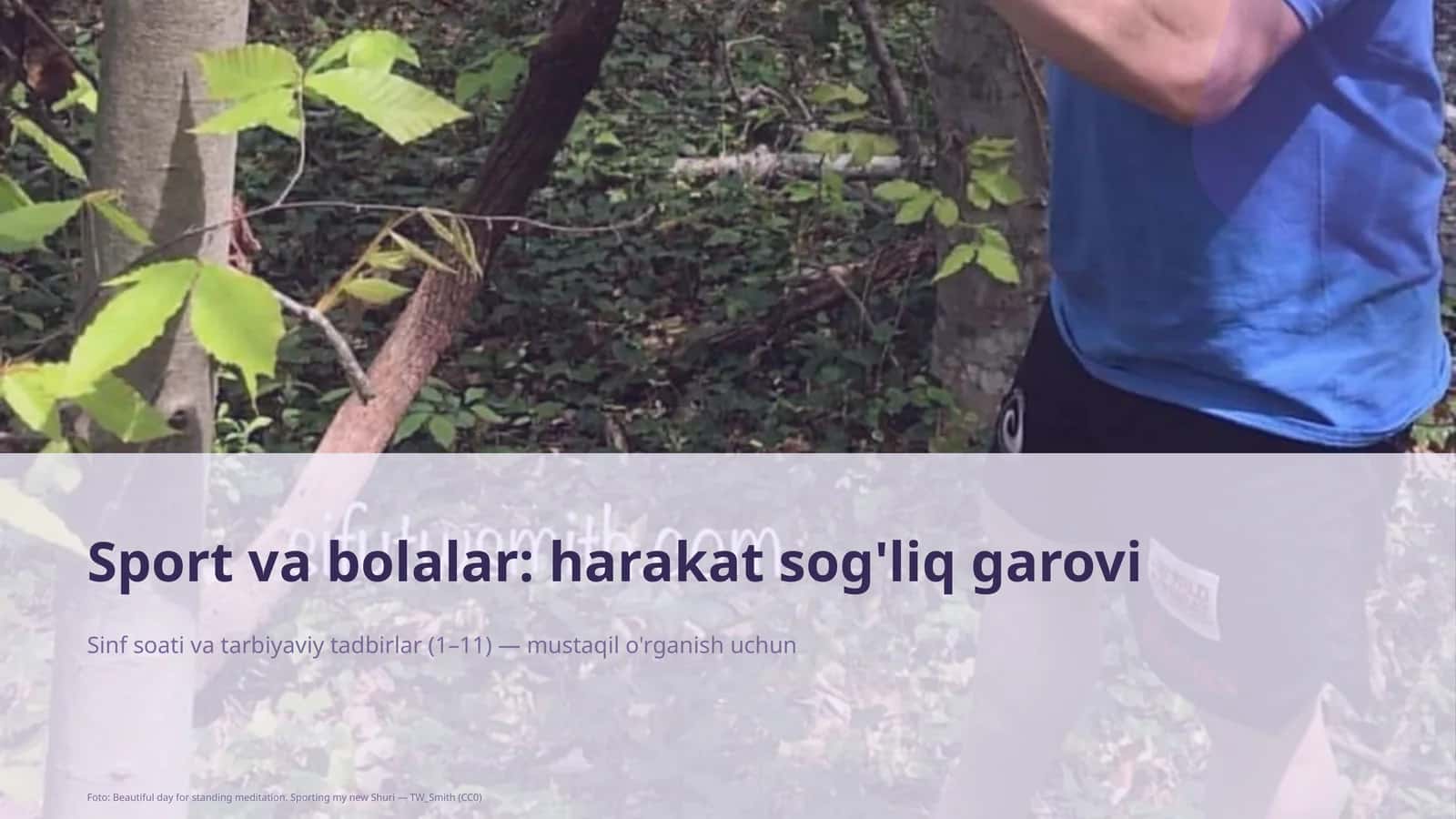 Sinf soati va tarbiyaviy tadbirlar