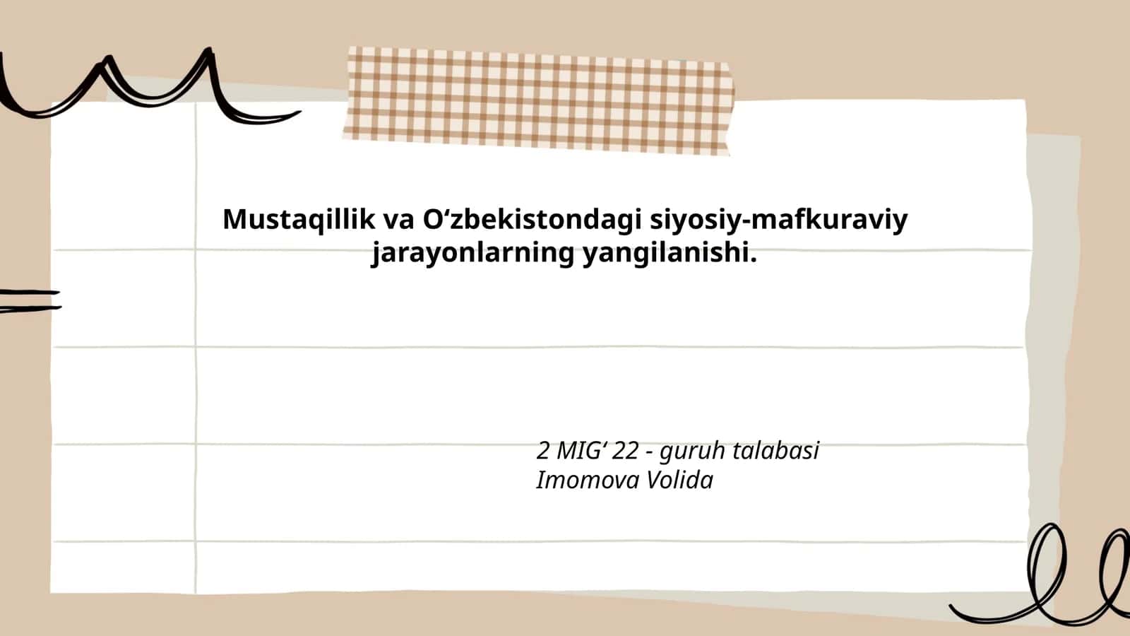 Mustaqillikning tarixiy asoslari