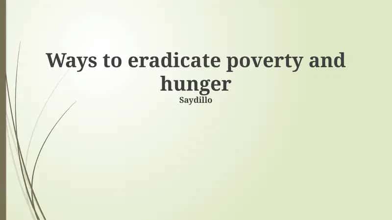 Understanding Poverty and Hunger: Root Causes and Global Impact