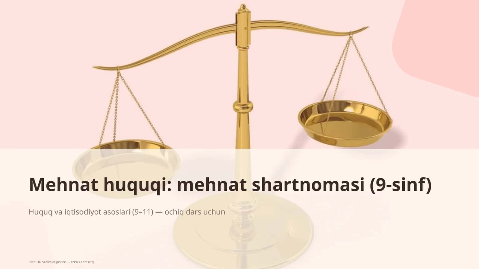 Huquq va iqtisodiyot asoslari (9-sinf)