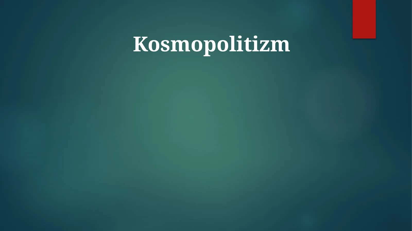Kosmopolitizm