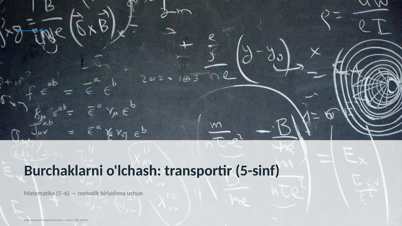 Burchaklarni o'lchash: transportir (5-sinf)